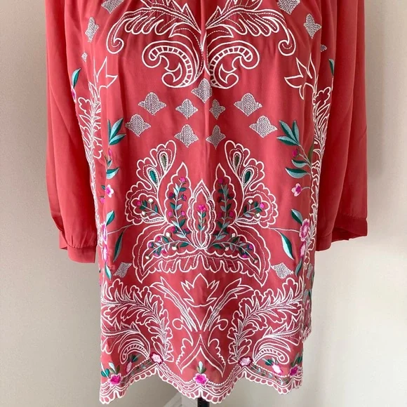 NWOT Soft Surroundings Sunrise Canyon Bella Top Size XL - Picture 9 of 11